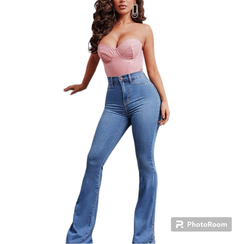 Fashion Nova Faux Leather Corset Top Size Medium